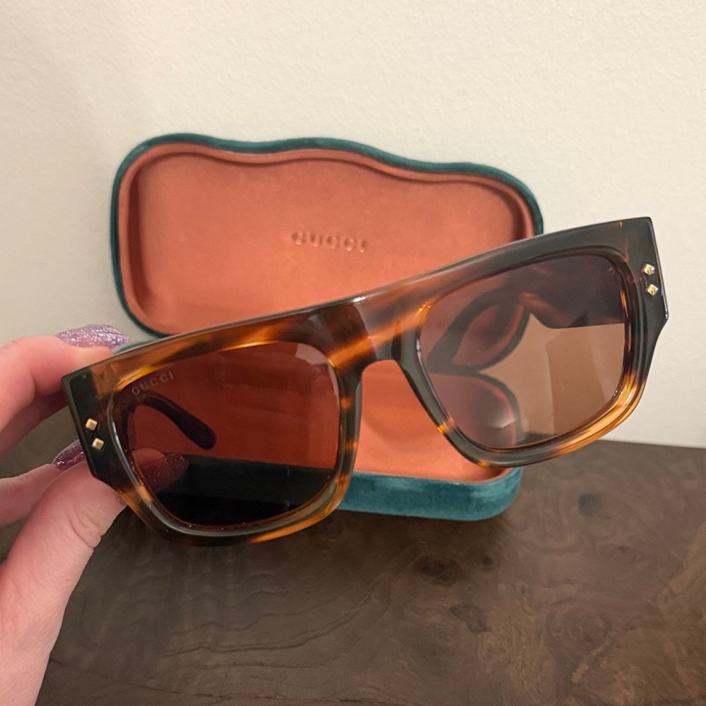 Gucci Havana Brown Tortoiseshell Sunglasses